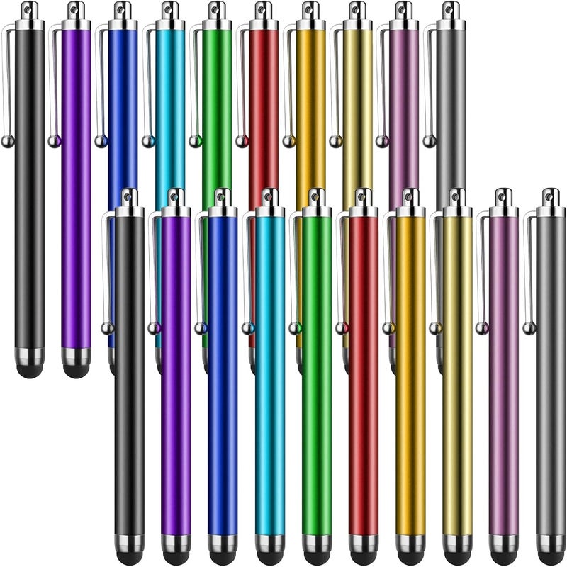 SLKIJDHFB Stylus Pens for Touch Screens, 20 Pack Universal Capacitive Touch Screen Pens for iPad,Tablets,Samsung Galaxy,Smartphones,All Universal Touch Screen Devices - Image 1